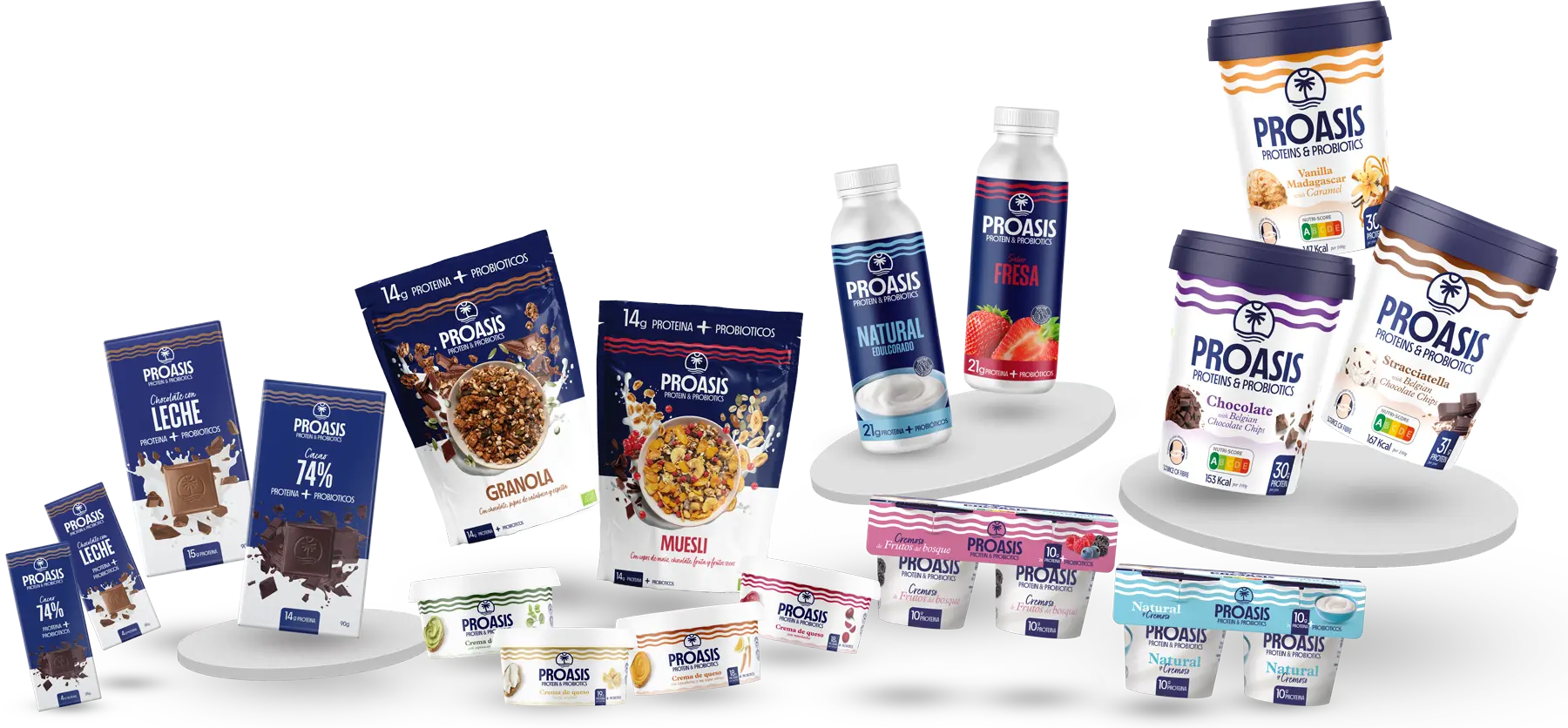 productos proteicos con probióticos