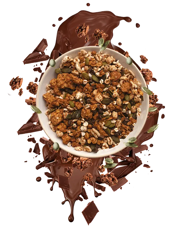 granola con proteína y probióticos